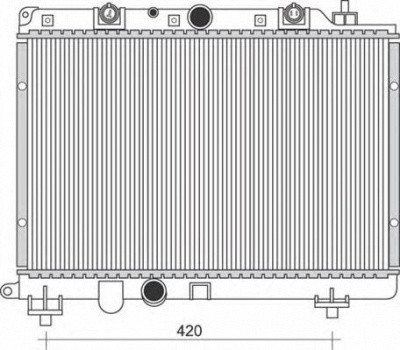 MAGNETI MARELLI 350213114200 -  Радиатор, охлаждение двигателя